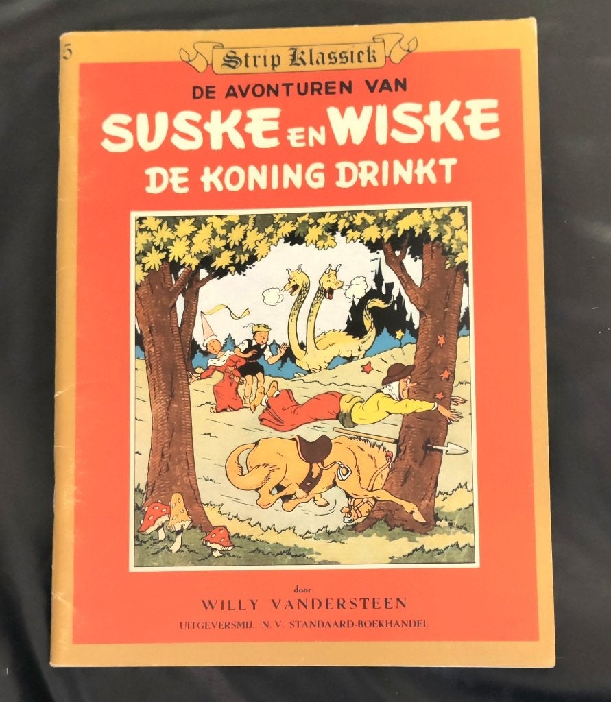 Suske en Wiske Strip Klassiek 1981 De koning drinkt, Eén stripboek, Ophalen of Verzenden, Zo goed als nieuw