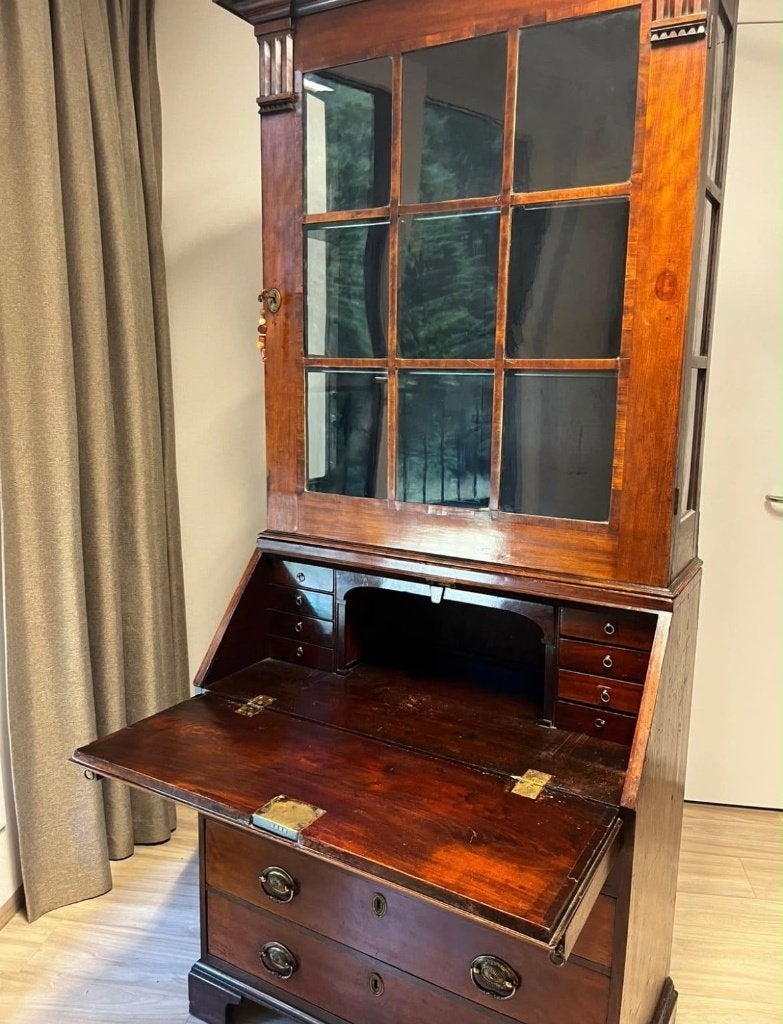 Secretaire (bureau), Ophalen, Gebruikt, Mahonie