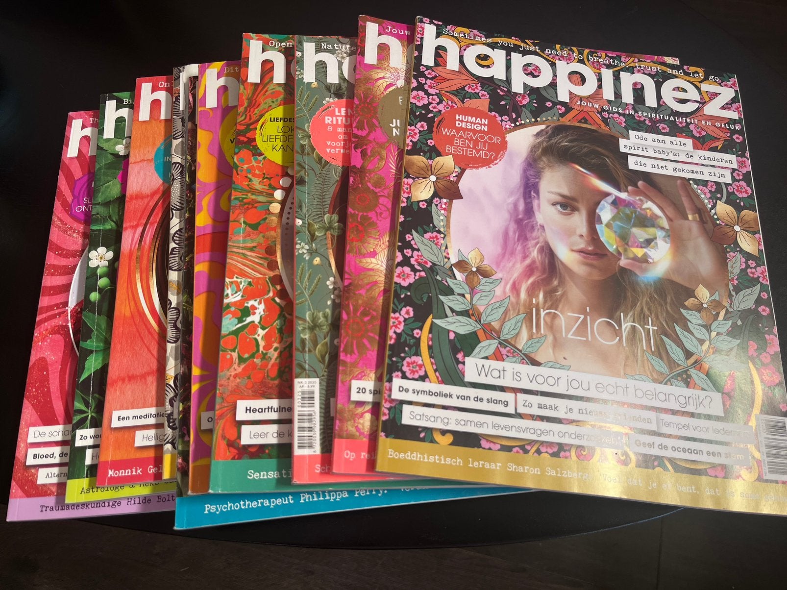 14 Happinez magazines, Ophalen of Verzenden, Gelezen, Lichaam en Geest