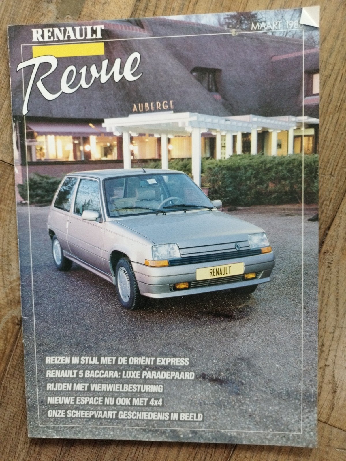 Renault Revue - Maart 1988 - Renault 5 Baccara, Renault, Ophalen of Verzenden, Zo goed als nieuw, Renault