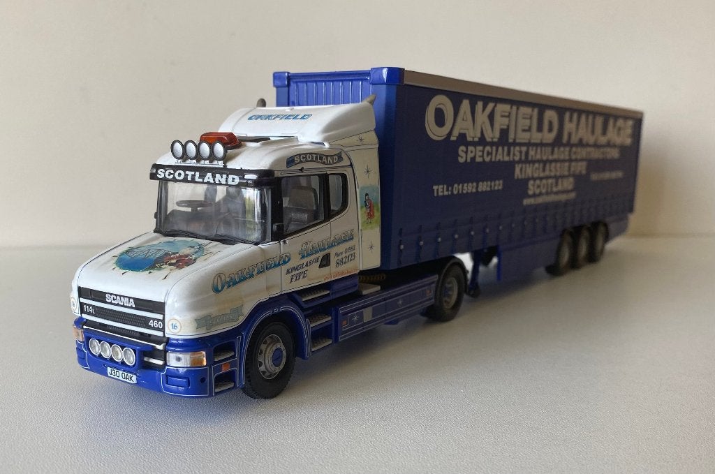 Corgi - Scania T Cab 114 L 460 Curtainside Oakfield Haulage, Ophalen of Verzenden, Nieuw, Bus of Vrachtwagen, Corgi