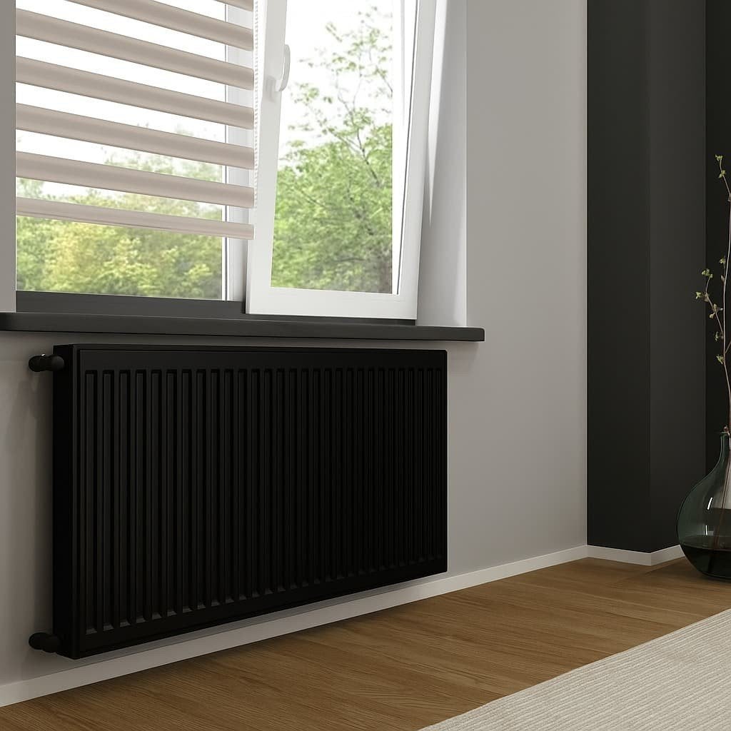 Zwarte radiator 140x60 cm, Ophalen, 30 tot 80 cm, Radiator, Nieuw