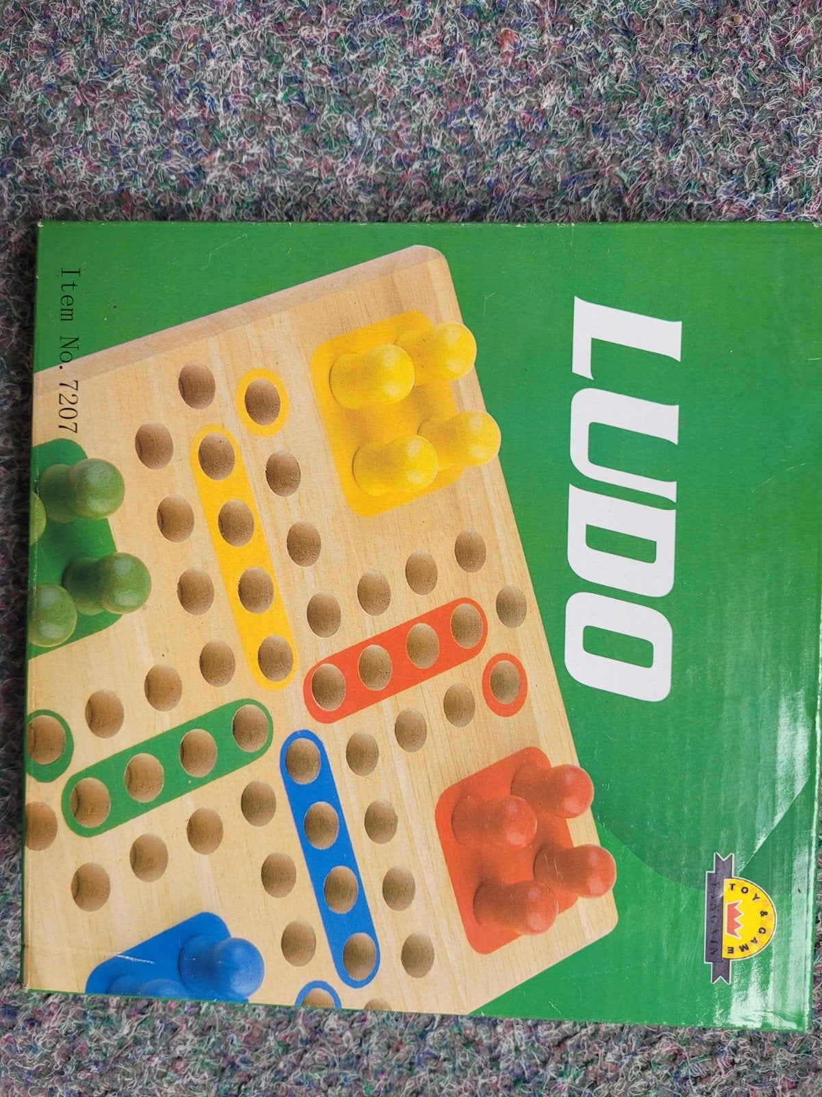 Houten Ludo Bordspel - Klassiek Familiespel, Gebruikt, Onbekend, Ophalen of Verzenden, Drie of vier spelers