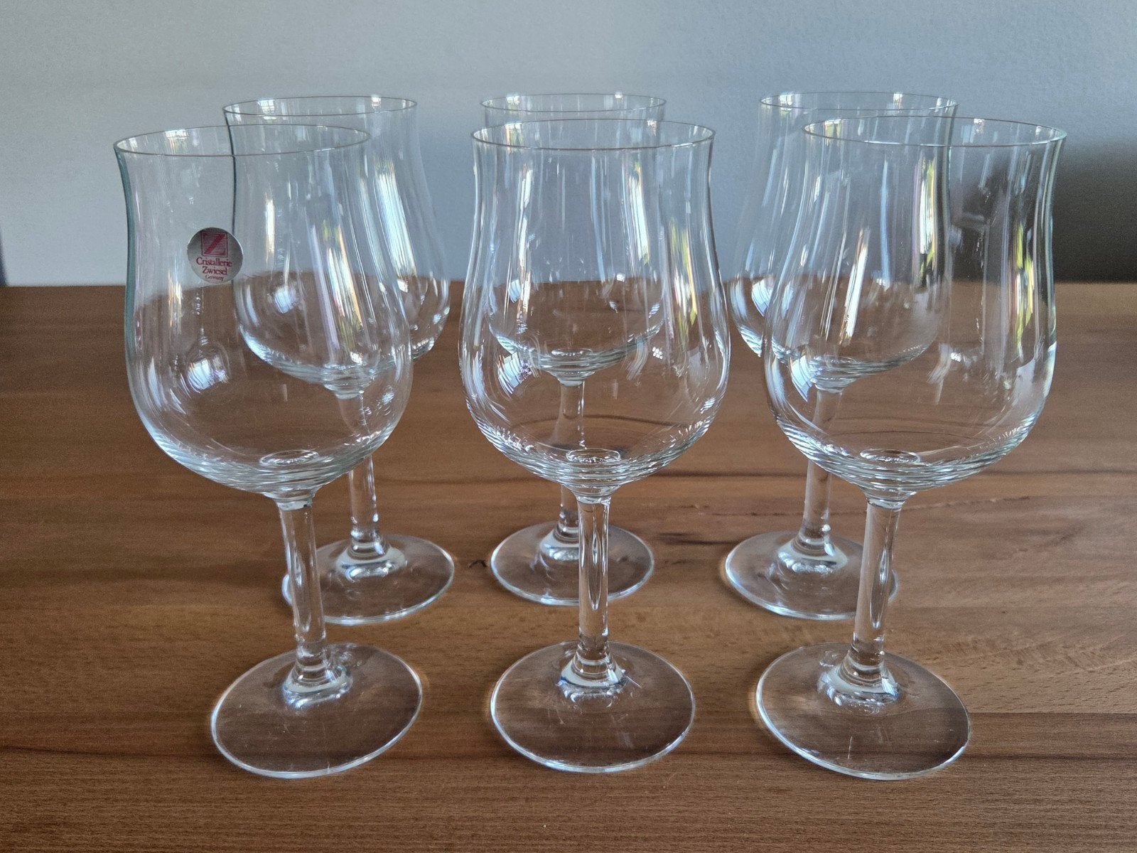 6x Cristallerie Zwiesel wijnglazen, Antiek en Kunst, Antiek | Glas en Kristal, Ophalen