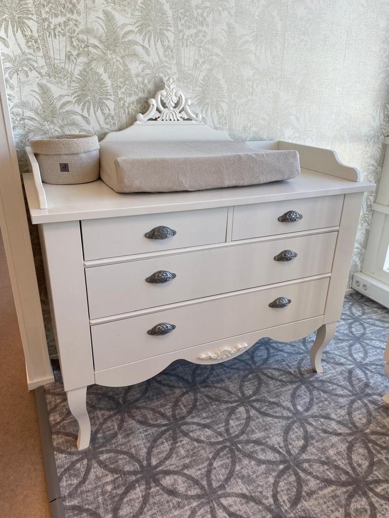 Kidsmill Romance kinderkamer Commode brocante stijl outlet, Ophalen, 50 tot 70 cm, Nieuw, 105 cm of meer