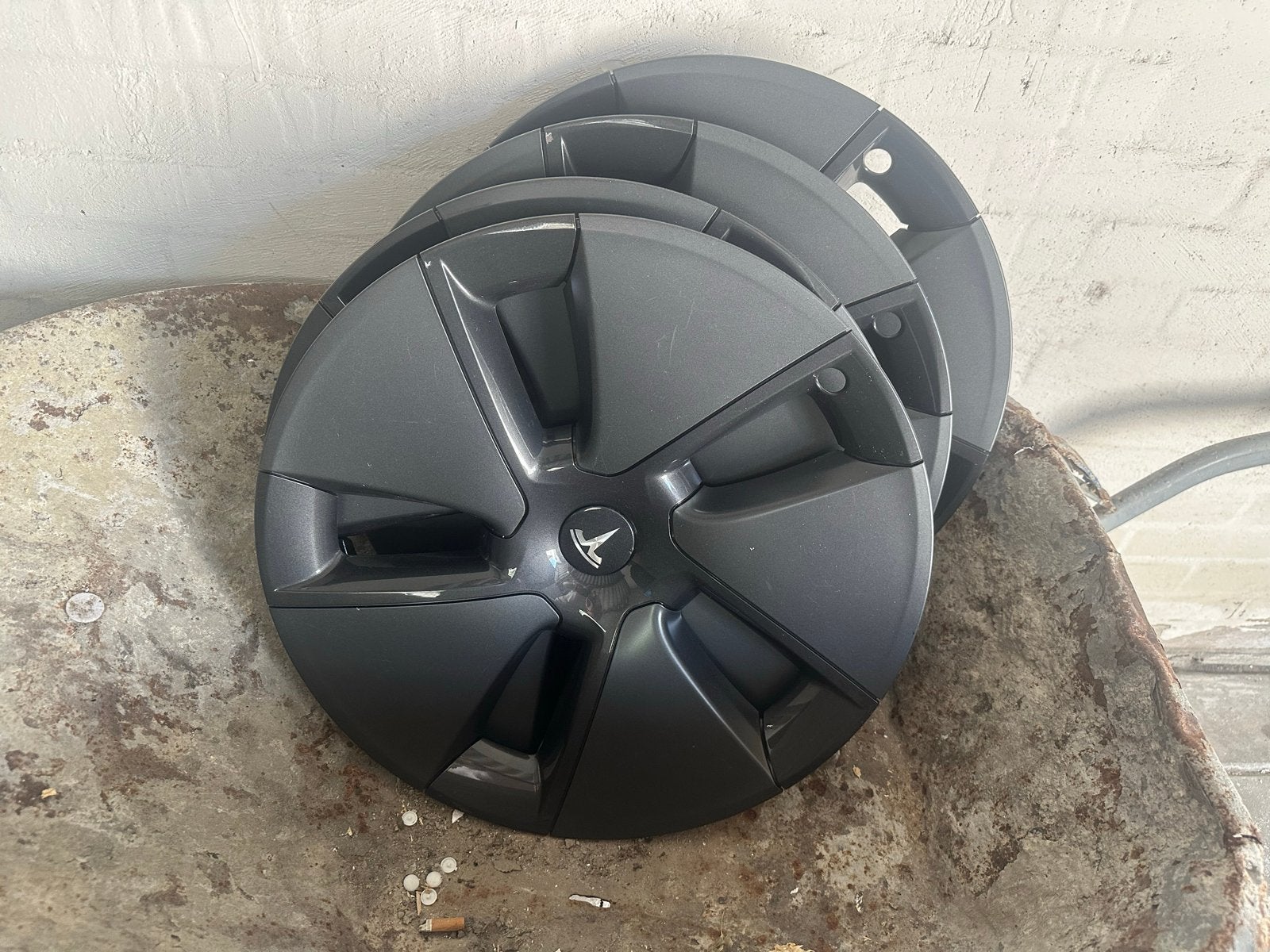 Tesla Aero Wheel Caps 18 inch - Nieuwstaat, 18 inch, Velg(en), Nieuw, Ophalen of Verzenden