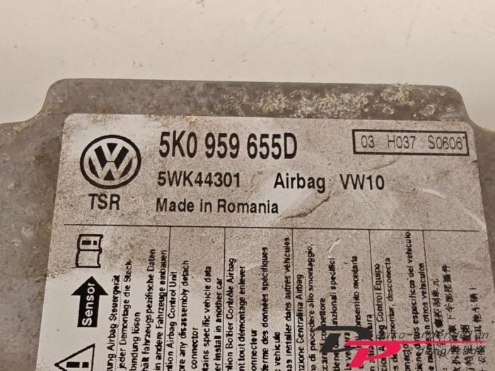 Airbag Module van een Volkswagen Golf, Auto-onderdelen, Elektronica en Kabels, Gebruikt, -, Volkswagen, -