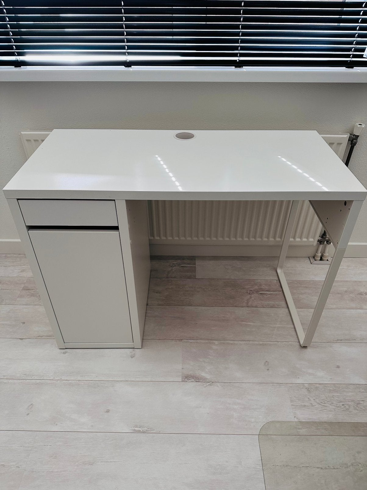 Ikea wit bureau, Ophalen, 105 cm, Gebruikt, Kinderbureau