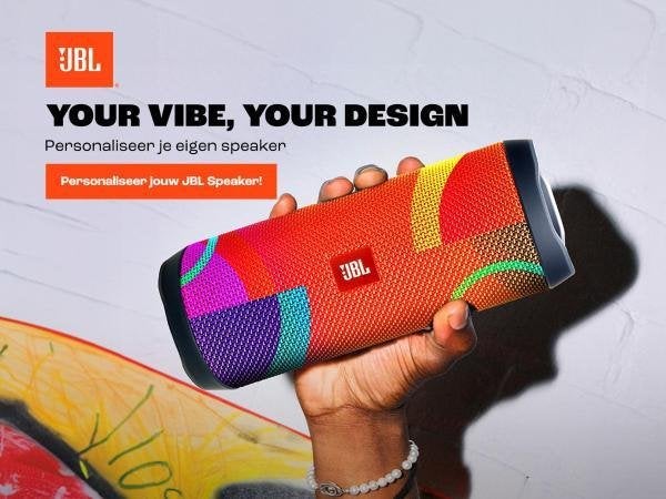 JBL gepersonaliseerde speakers tot 25% kortingsvoucher, Tickets en Kaartjes, Eén persoon, Kortingsbon
