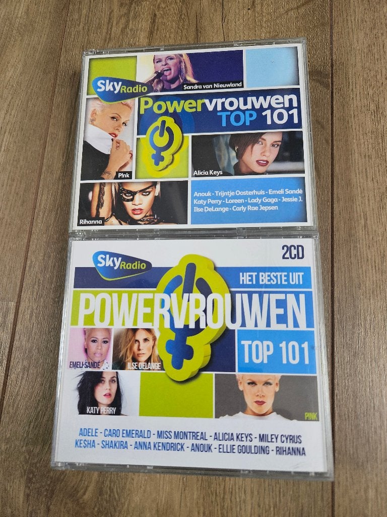 2 cd's van powervrouwen, Gebruikt, Ophalen of Verzenden, Dance en House, Inclusief doosje