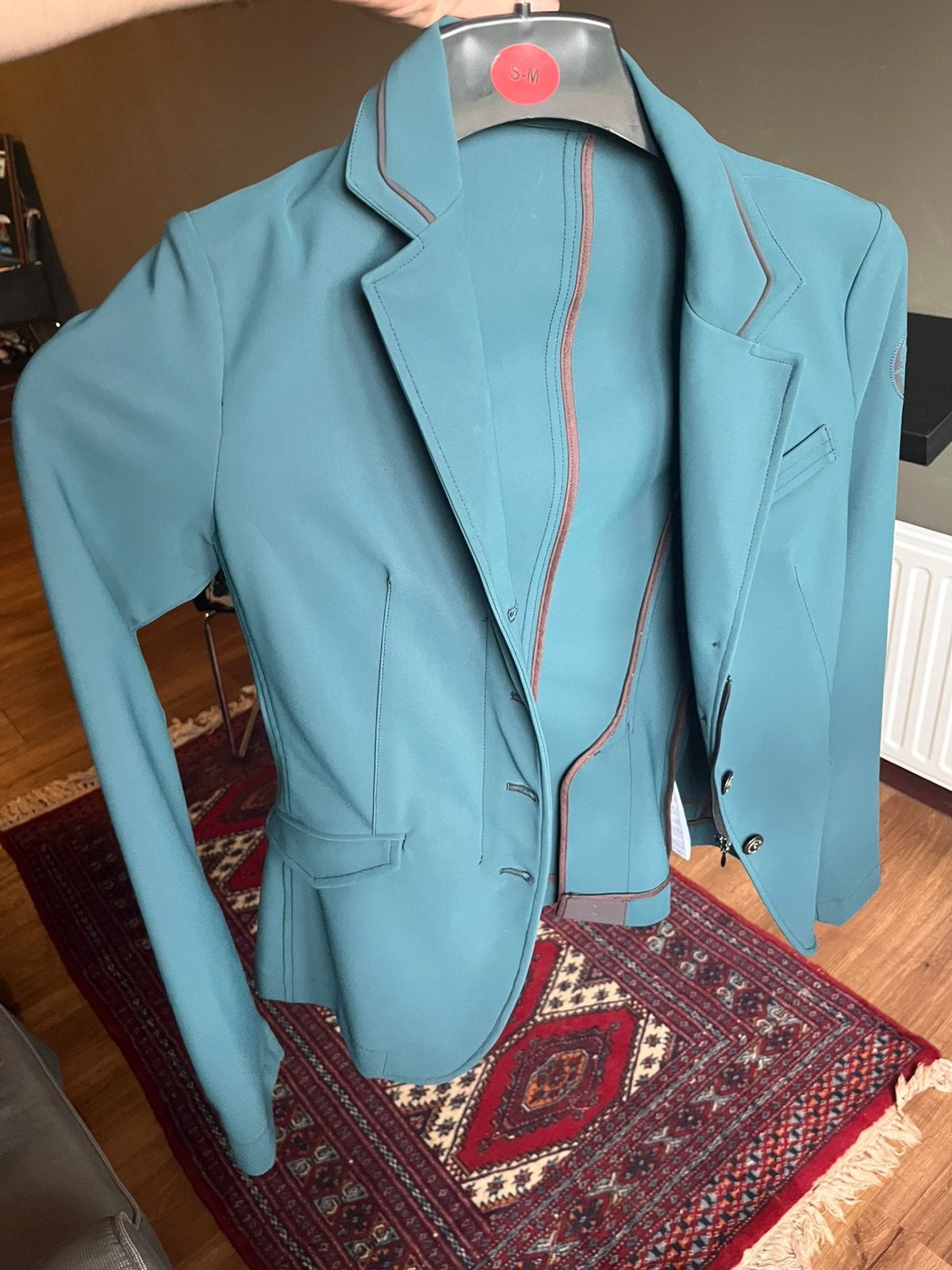 Vestrum Canberra show jacket size 42 teal, Ophalen, Zo goed als nieuw, Maat 42/44 (L), Bruin
