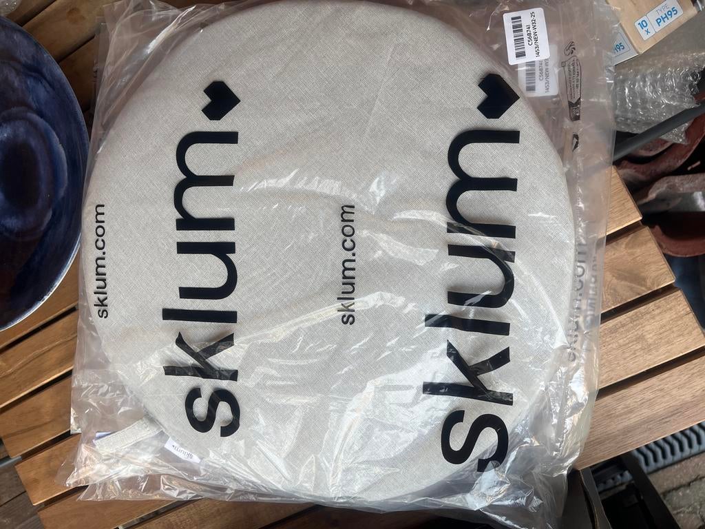 4 ronde Skylum kussens voor buitenstoelen, Ophalen of Verzenden, Nieuw