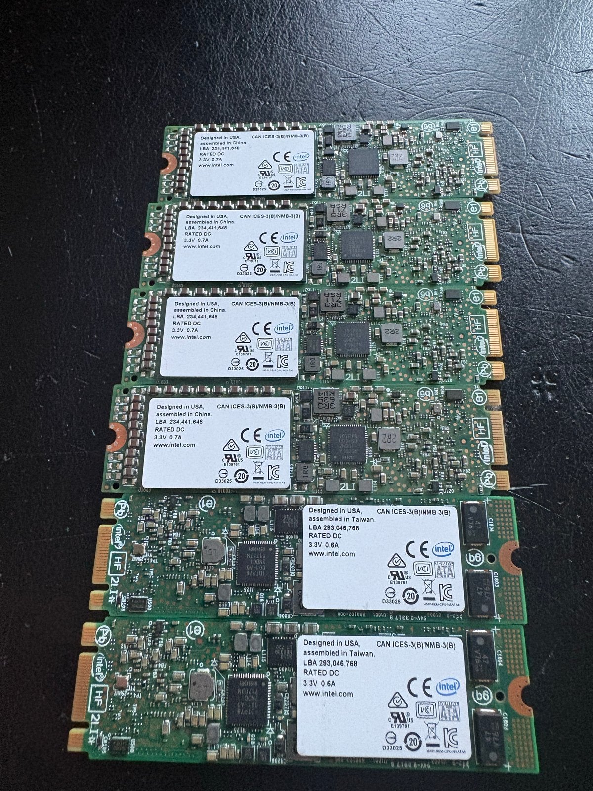 5x Intel SSD's (1x 150GB, 4x 120GB) - Opbrengst naar Stichti, Intern, Gebruikt, Server, Ophalen of Verzenden