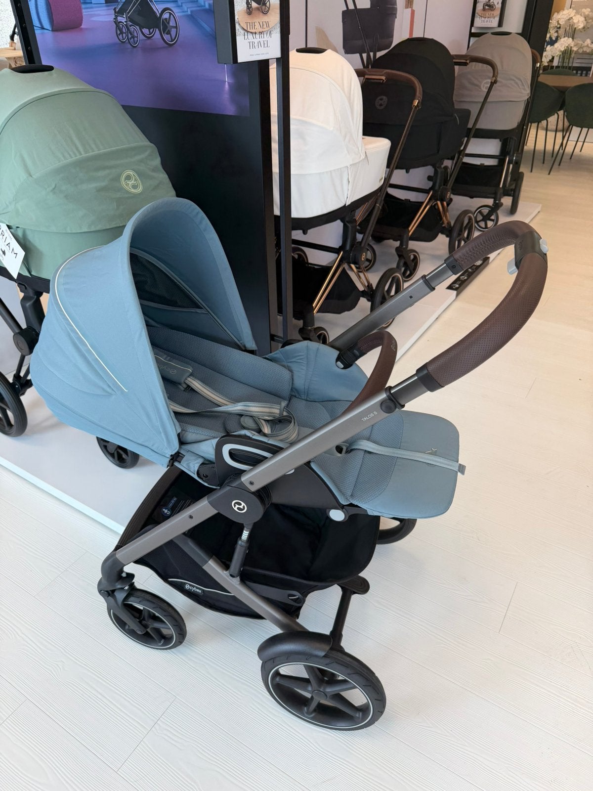 Showmodel Cybex Talos S Stormy Blue Kinderwagen, Ophalen, Zo goed als nieuw, Overige merken