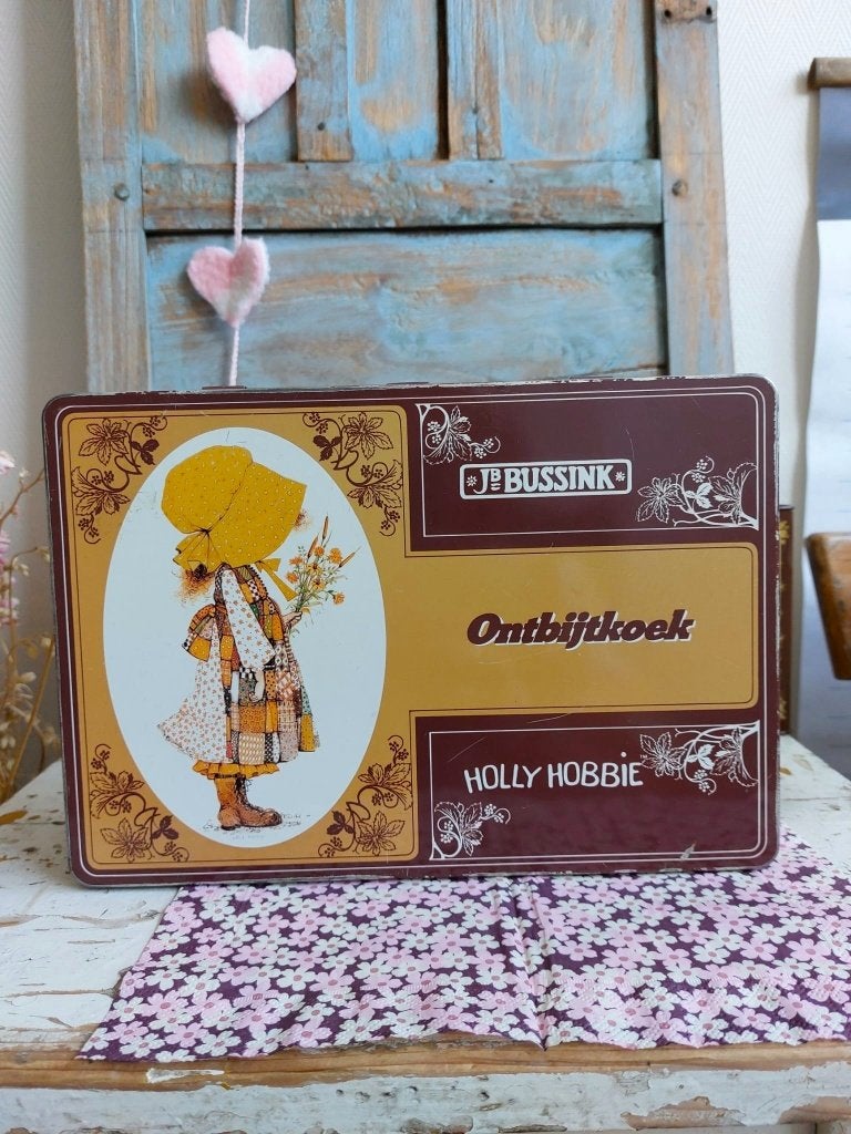 Vintage blik van Holly Hobbie, Ophalen of Verzenden