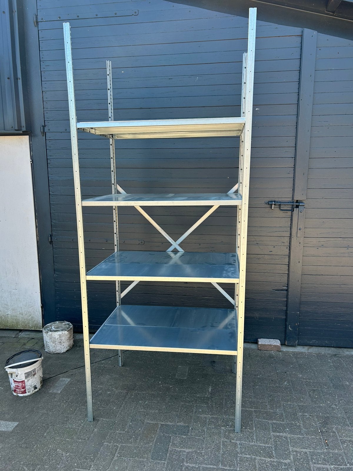 Zeer nette legbordstelling stelling vanaf 45 euro pm, Ophalen, Zo goed als nieuw, Overige typen, 5 meter of hoger