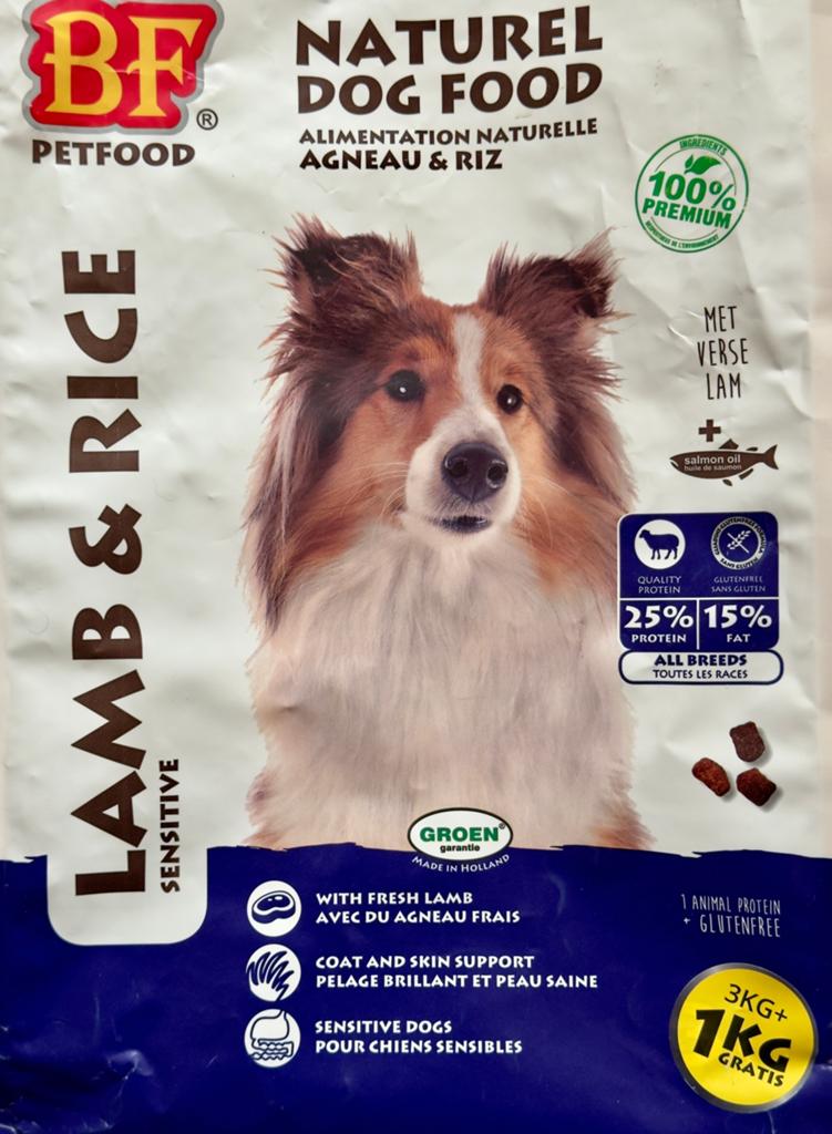 Biofood lam rijst 4 kg, Dieren en Toebehoren, Ophalen, Nieuw