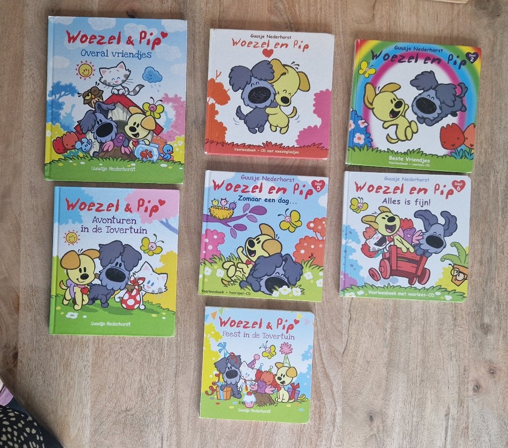 Woezel en pip boeken lezen-voorlezen, Ophalen, Gelezen, Guusje Nederhorst, Prentenboek