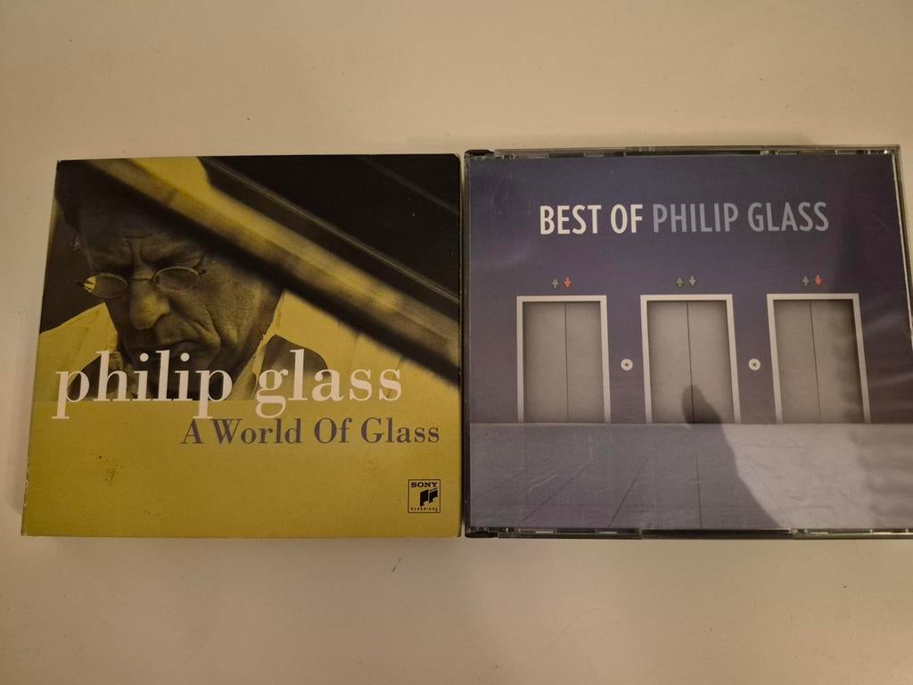 Philip Glass CD's: A World Of Glass & Best Of Philip Glass, Boxset, Modernisme tot heden, Ophalen of Verzenden, Zo goed als nieuw