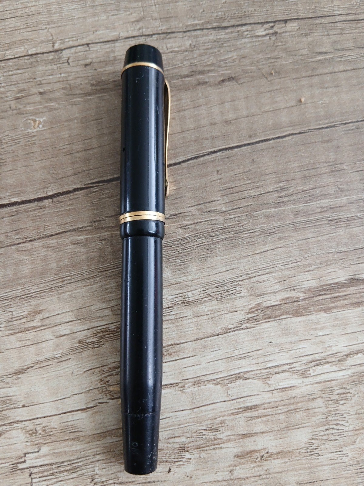 MontBlanc 334 1/2, vintage ,gouden punt., Ophalen of Verzenden