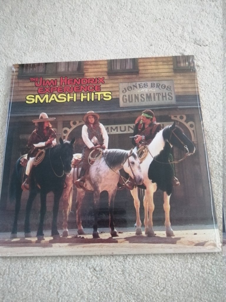 lp van Jimi Hendrix COWBOY hoes (nog geseald)– Smash Hits, Ophalen of Verzenden, Gebruikt, 12 inch, Poprock