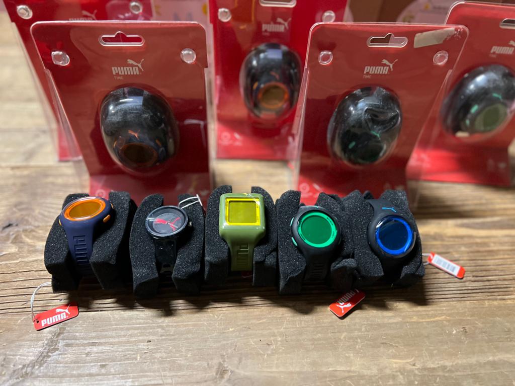 10x puma horloge nieuw, Overige merken, Kunststof, Polshorloge, Overige materialen