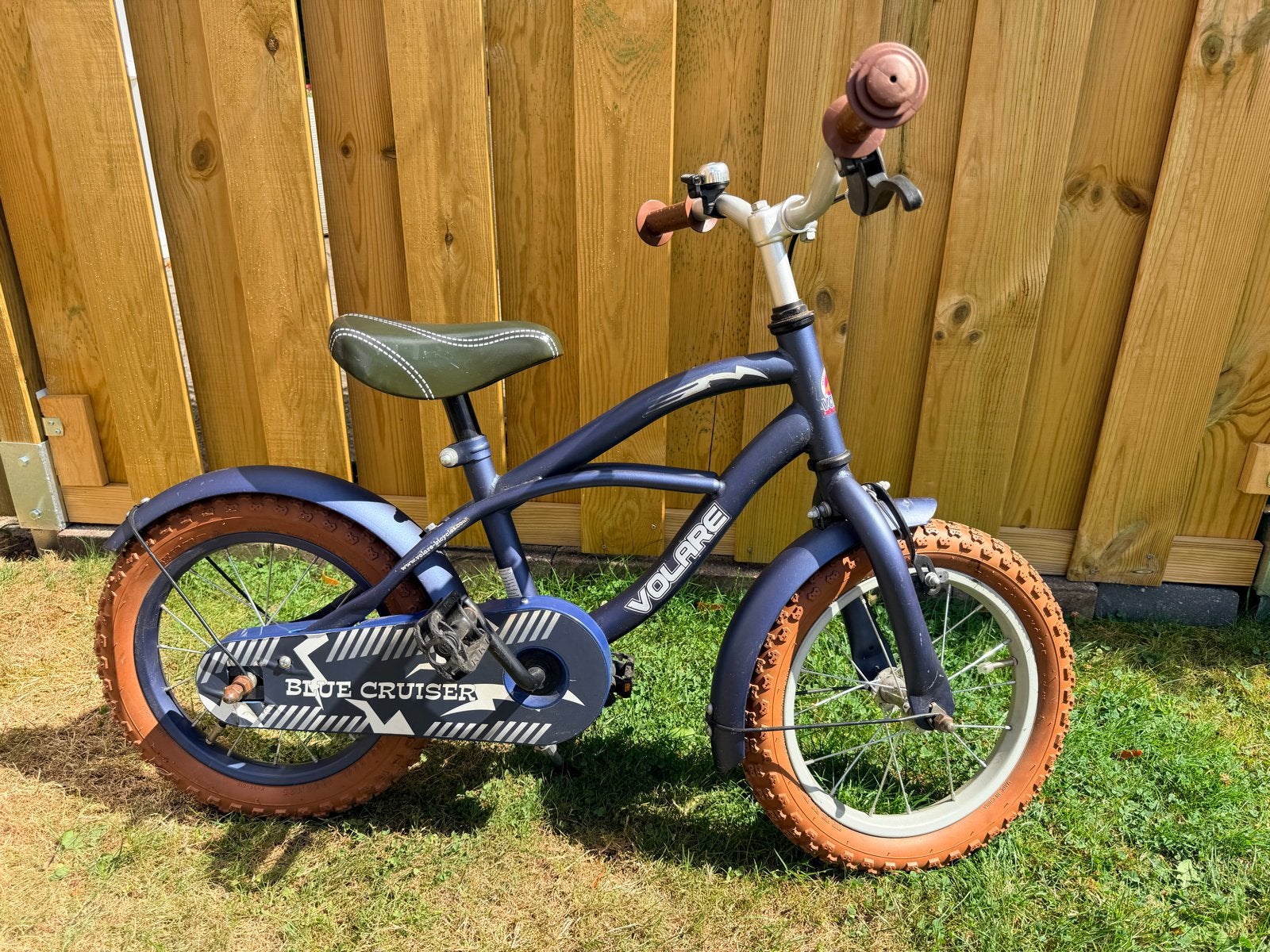 Volare kinderfiets 14 inch - Blauw - Gebruikt, Fietsen en Brommers, Fietsen | Kinderfietsjes, Ophalen, Gebruikt, Minder dan 16 inch