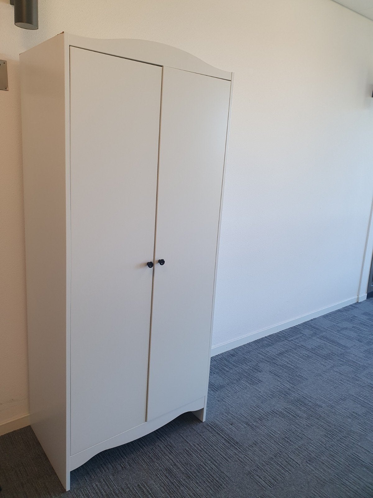 IKEA SMÅGÖRA Kledingkast wit 80x50x187 cm, Ophalen, Gebruikt, Kast, 105 cm of meer