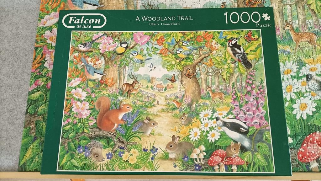 A Woodland Trail, Hobby en Vrije tijd, Denksport en Puzzels, Ophalen of Verzenden, 500 t/m 1500 stukjes, Zo goed als nieuw