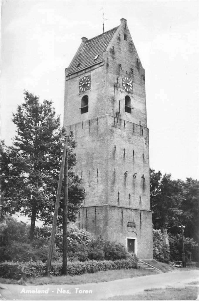 381-496-015 Ameland Toren, Verzenden, Voor 1920, Friesland