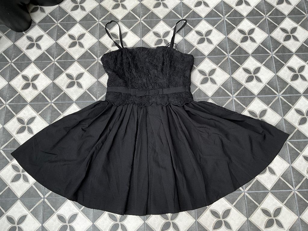 Hell Bunny Marvelette Dress/jurk Maat M, Maat 38/40 (M), Hell Bunny Marvelette Dress/jurk Maat M, Zwart, Nieuw