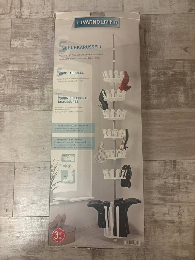 Nieuw Livarno Living Schoenencarrousel - 36 paar schoenen, Ophalen of Verzenden, Nieuw