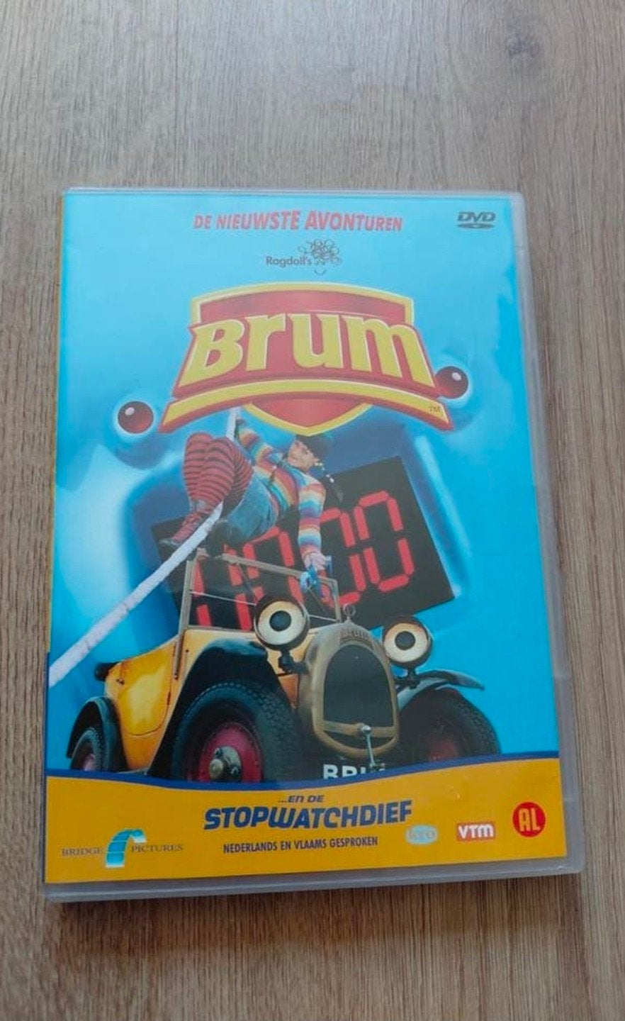 Brum en de Stopwatchdief dvd., Gebruikt, Alle leeftijden, Tv-serie, Ophalen of Verzenden