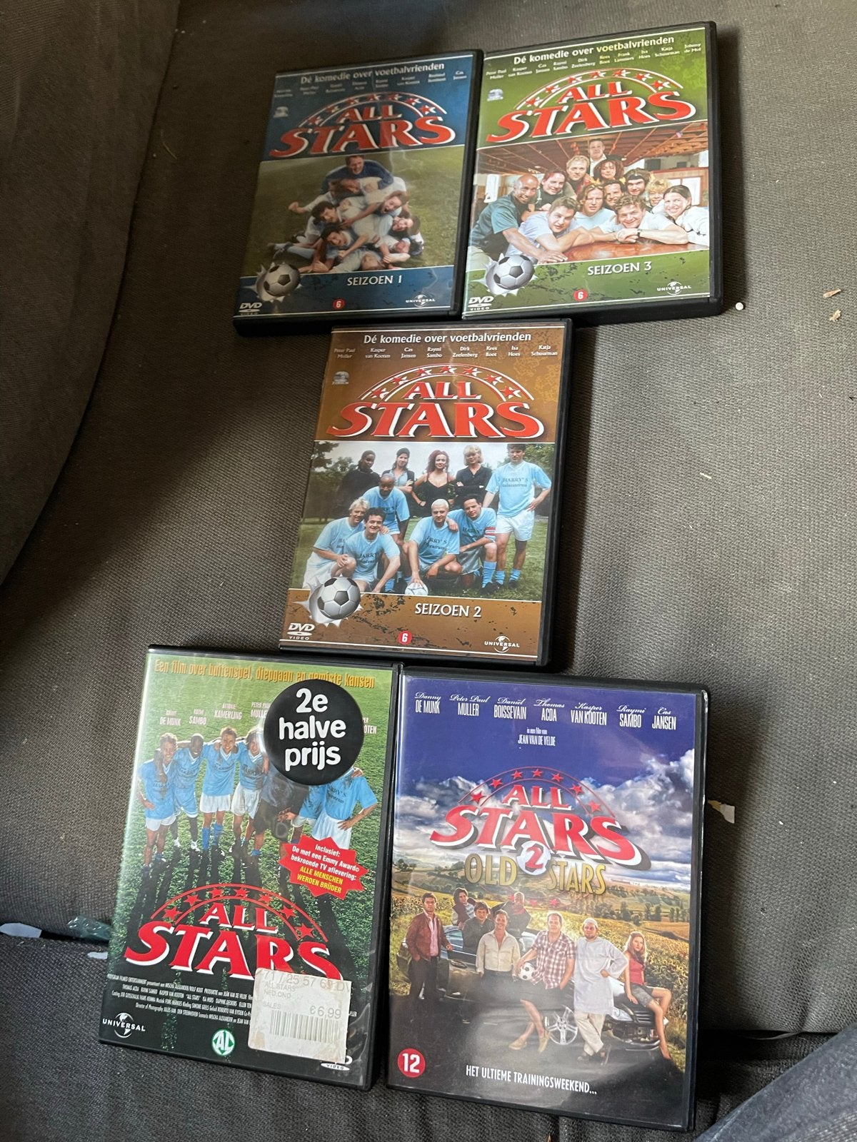 All Stars DVD collectie - Seizoen 1, 2, 3 en Old Stars, Nederlands, Vanaf 12 jaar, Inclusief doosje, Actiekomedie