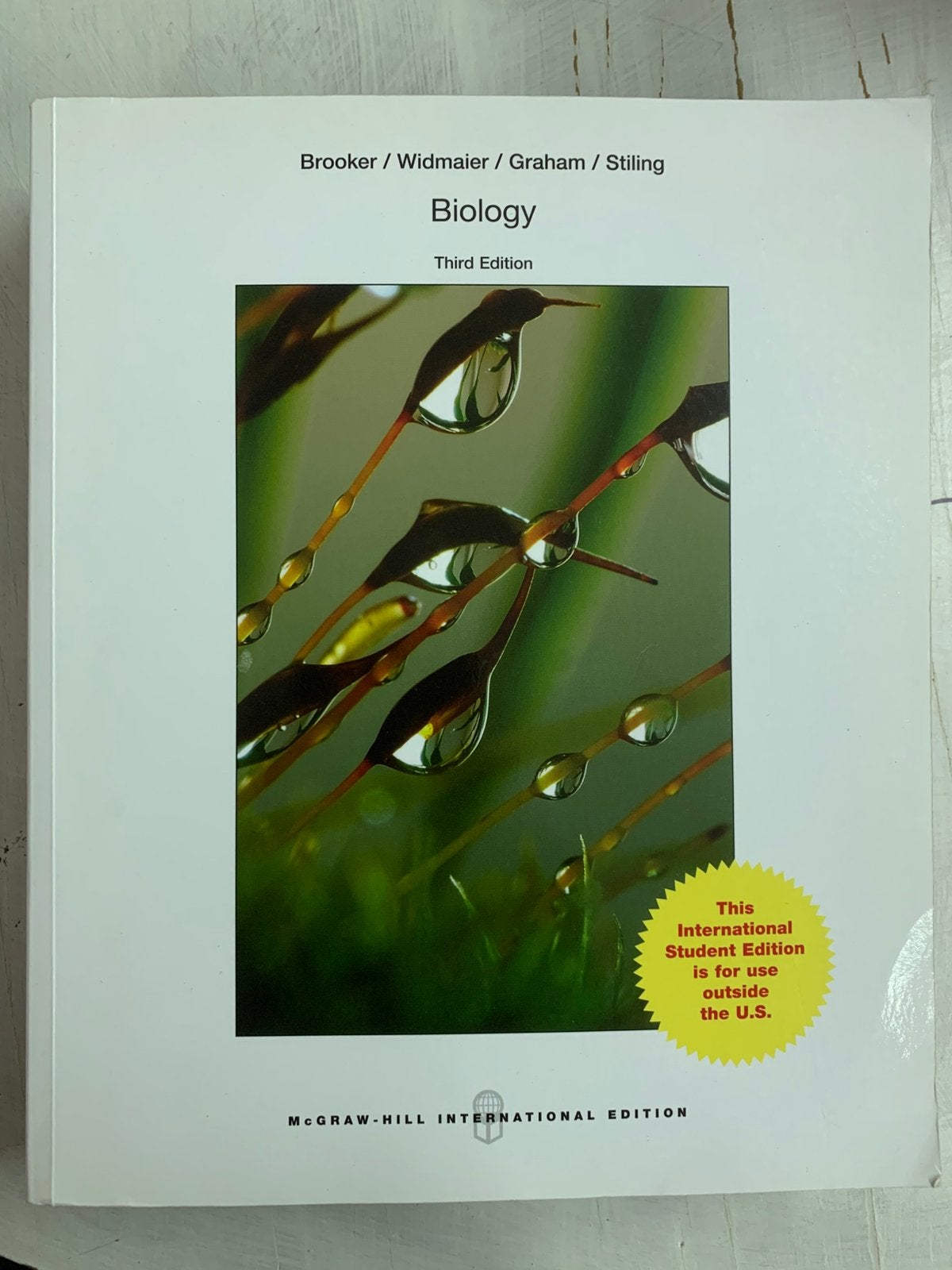 SEPT BIOLOGY - BROOKER/WIDMAIER/GRAHAM/STILING, Ophalen of Verzenden, Zo goed als nieuw, Natuurwetenschap