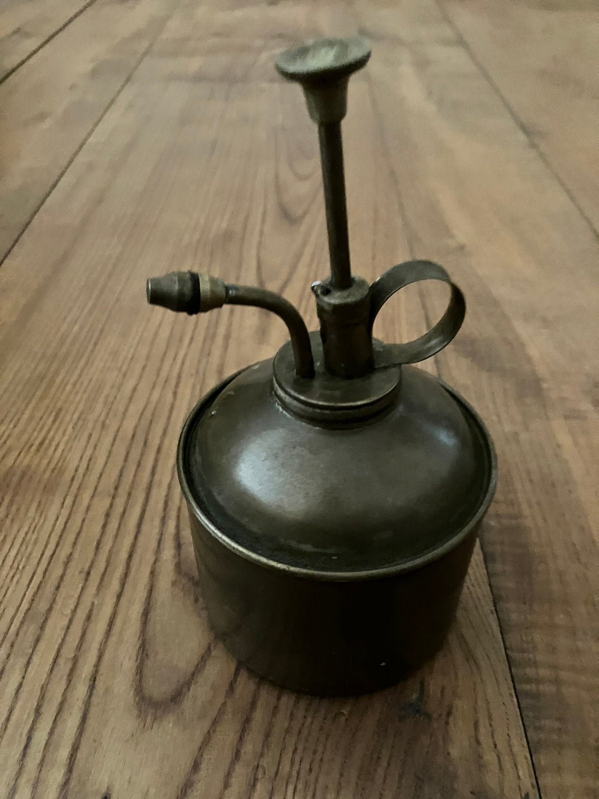Antiek, vintage, oude messing handpomp / oliespuit, handpomp, Ophalen