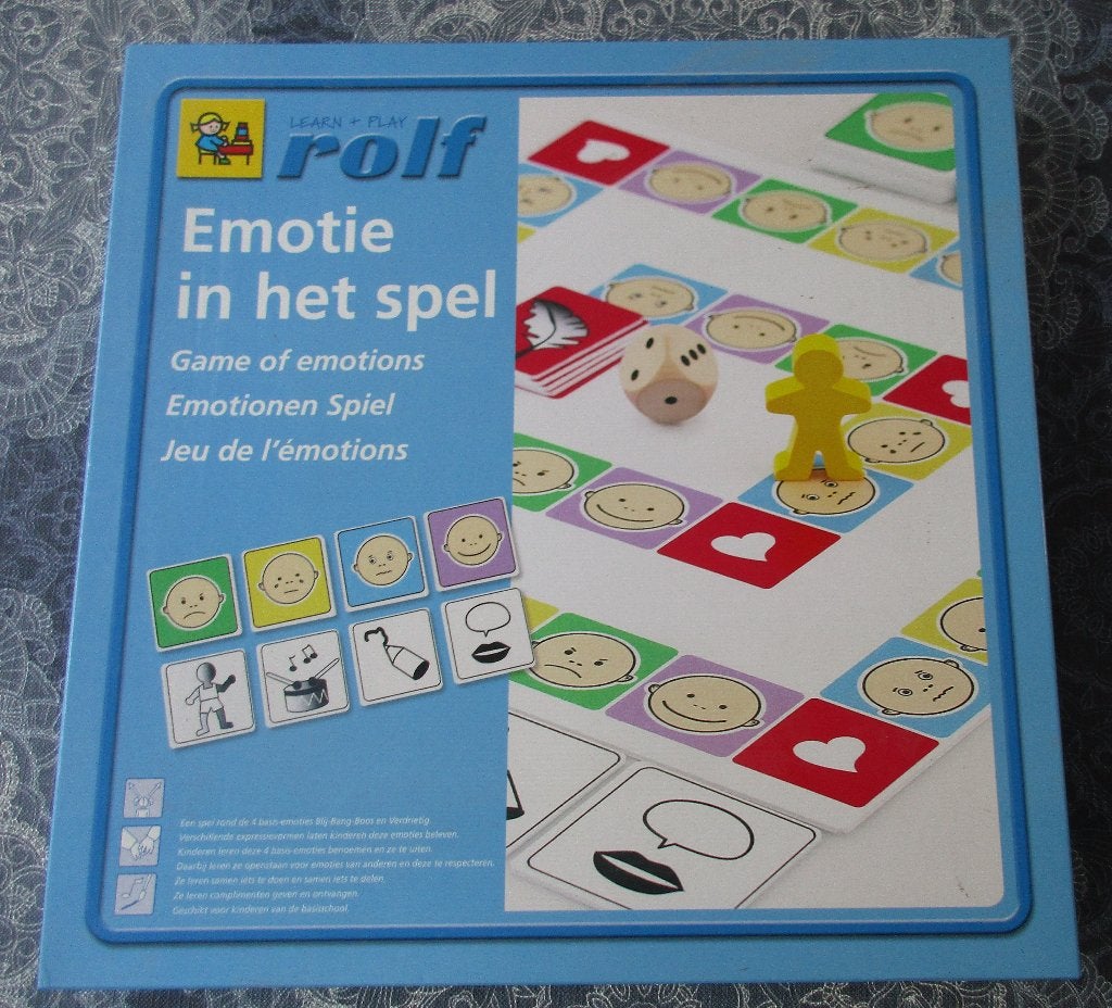 zgan bordspel-- Emotie in het spel -- van ROLF, Ophalen of Verzenden, Zo goed als nieuw, Ontdekken