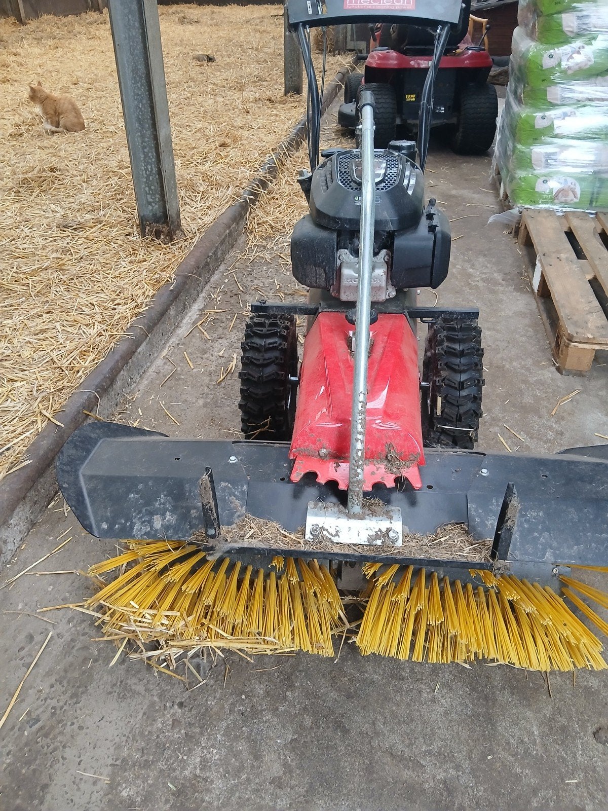 Veegmachine te koop, Ophalen