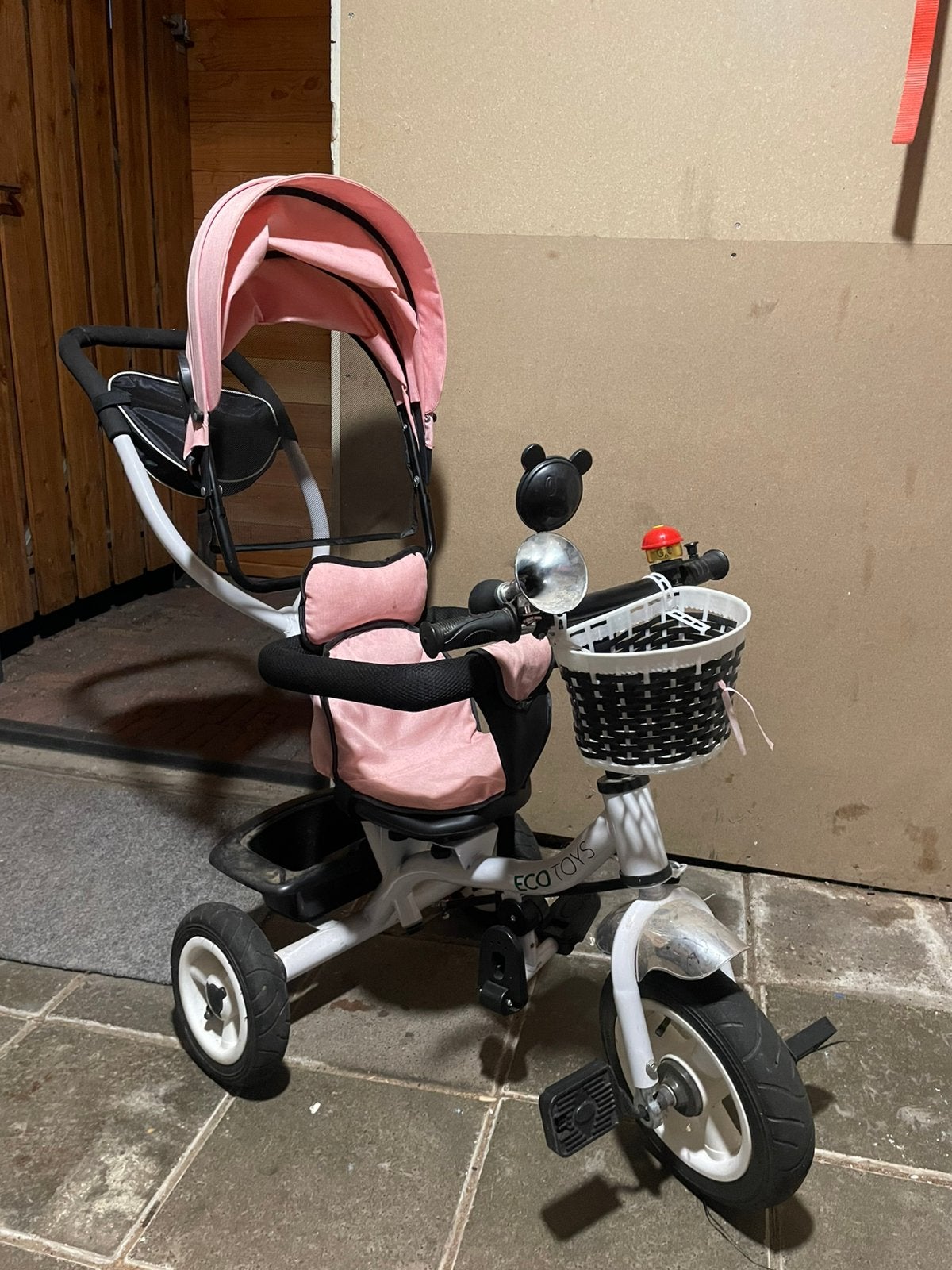 Peuter driewieler eco toys, Fietsen en Brommers, Ophalen, Gebruikt, Duwstang