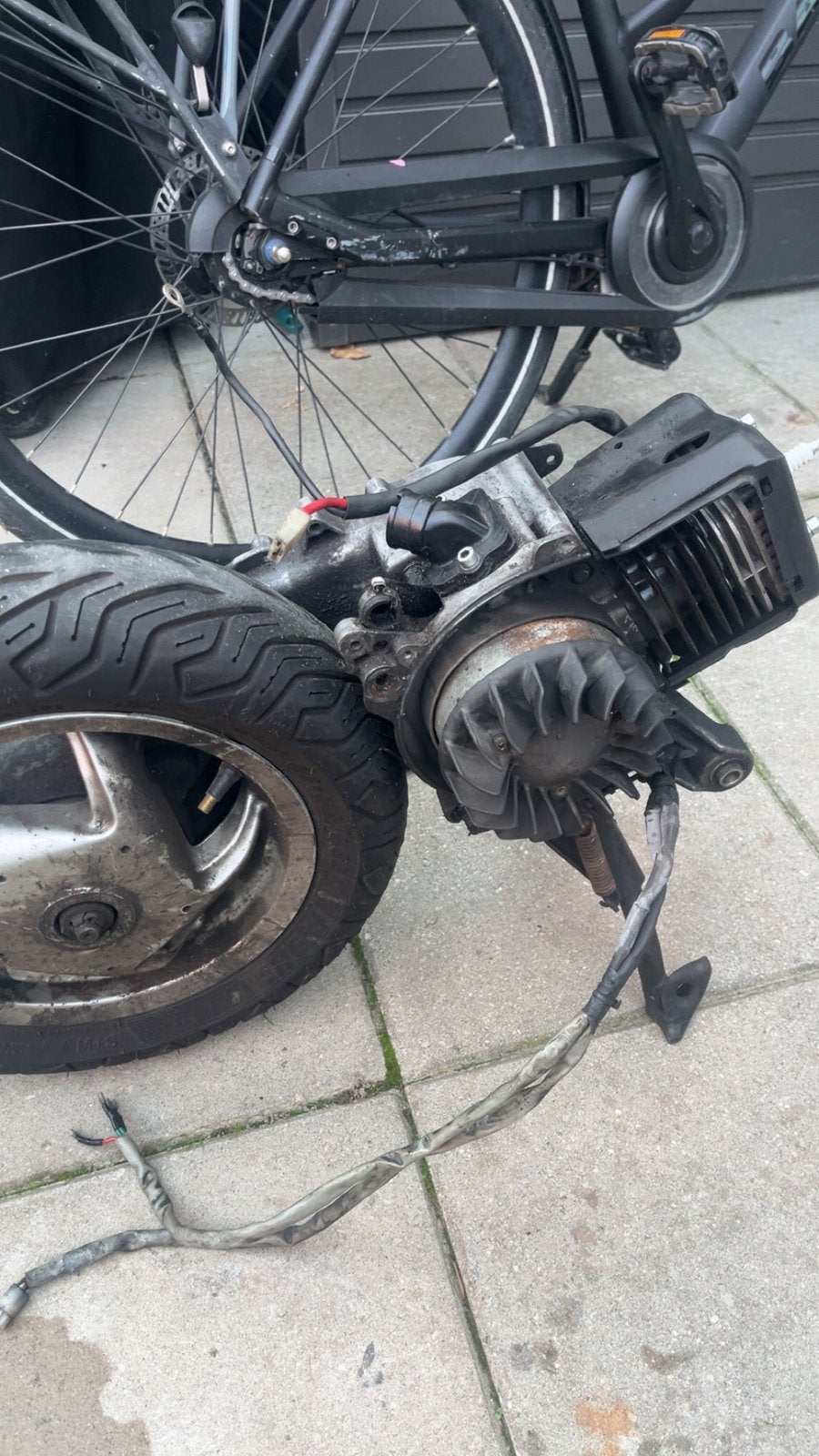 70cc 2t type 3 blok opknapper, Fietsen en Brommers, Ophalen, Zo goed als nieuw, Blok