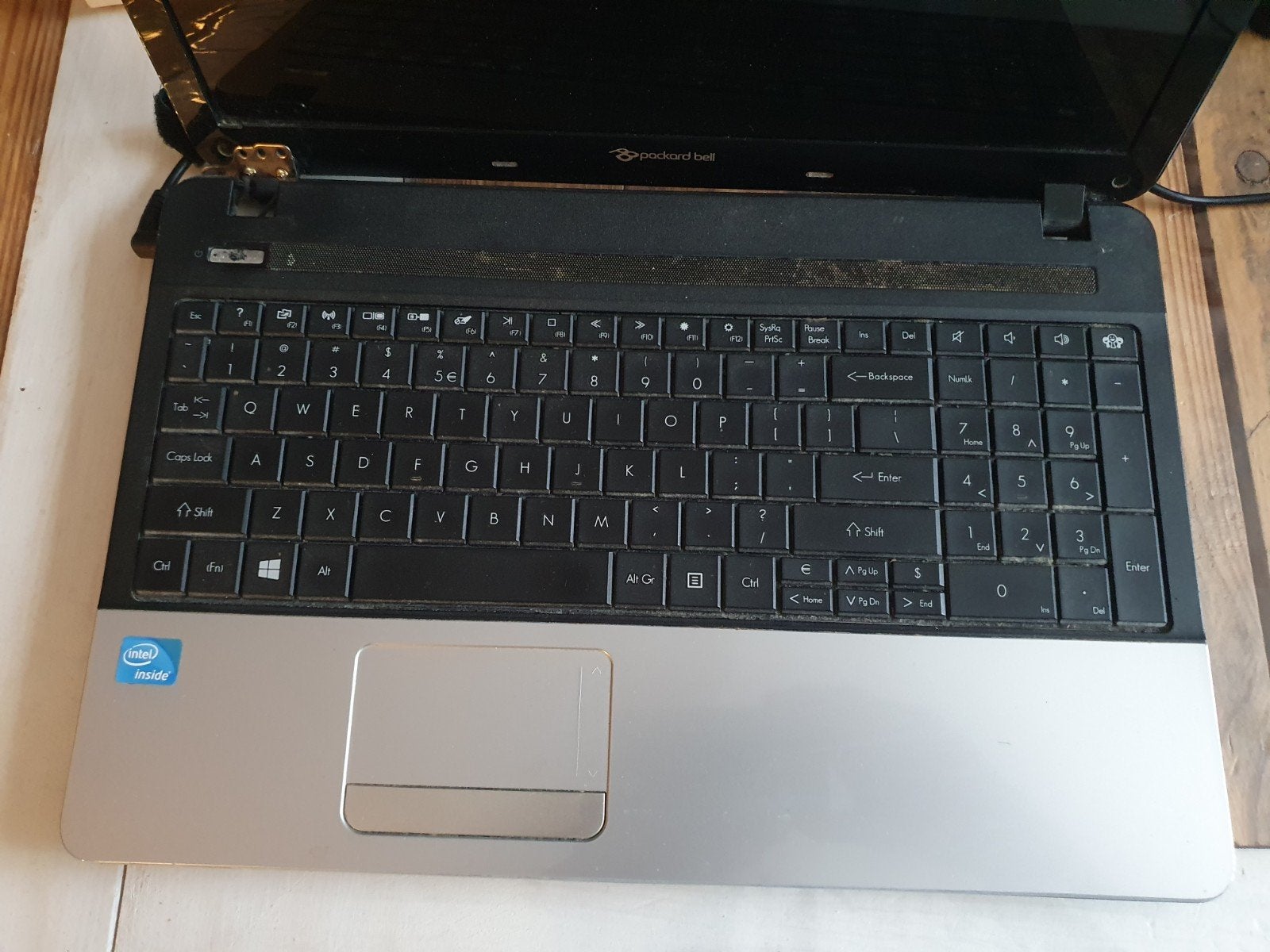 Packard Bell EasyNote TE11CR-1165N Laptop , defect scharnier, Computers en Software, Windows Laptops, Gebruikt, Minder dan 2 Ghz