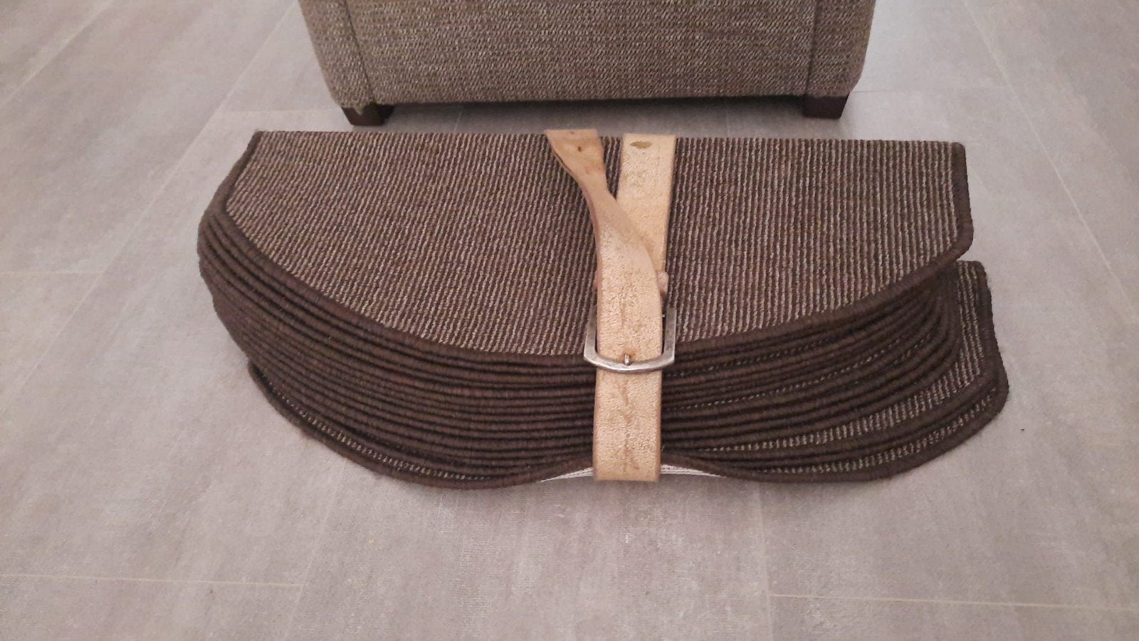 Bruine trapmatten set - Zo goed als nieuw, Minder dan 50 cm, Bruin, Minder dan 50 cm, Ophalen of Verzenden