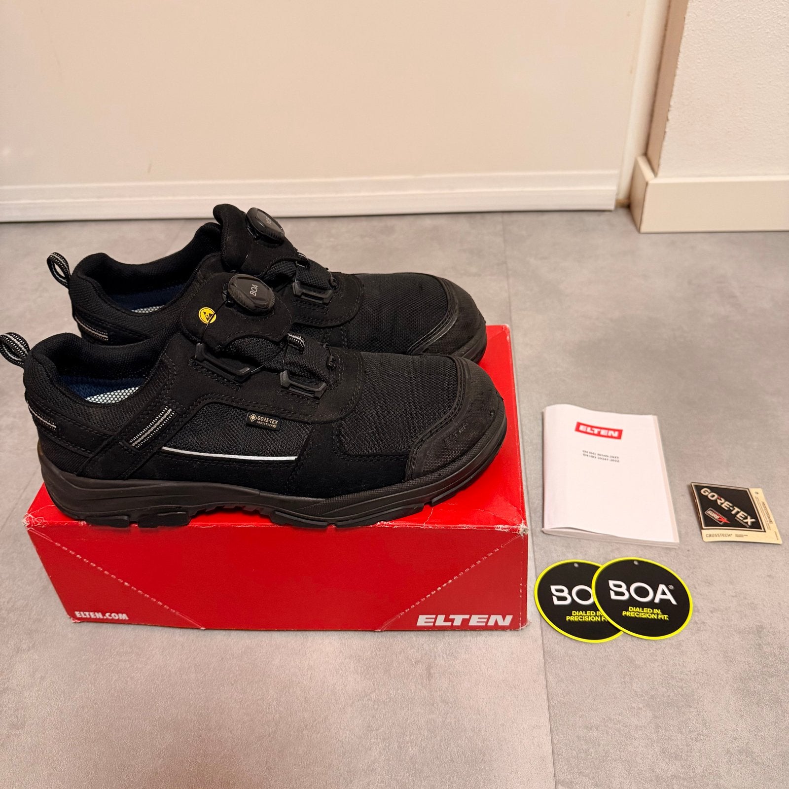 ELTEN Matthew Pro BOA GTX Typ 1 werkschoenen - Maat 44, Ophalen of Verzenden, Zo goed als nieuw