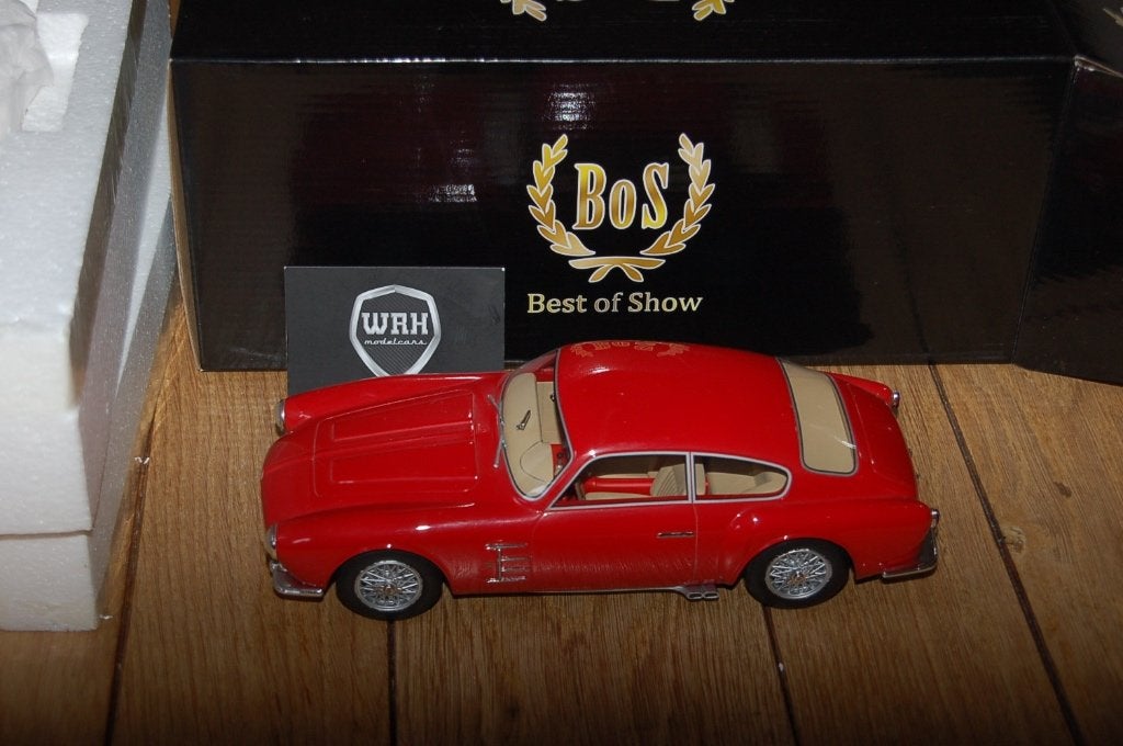 1:18 MASERATI A6G ZAGATO red BOS models resin BOS063 WRH, Hobby en Vrije tijd, Verzenden, Zo goed als nieuw, Auto, Overige merken