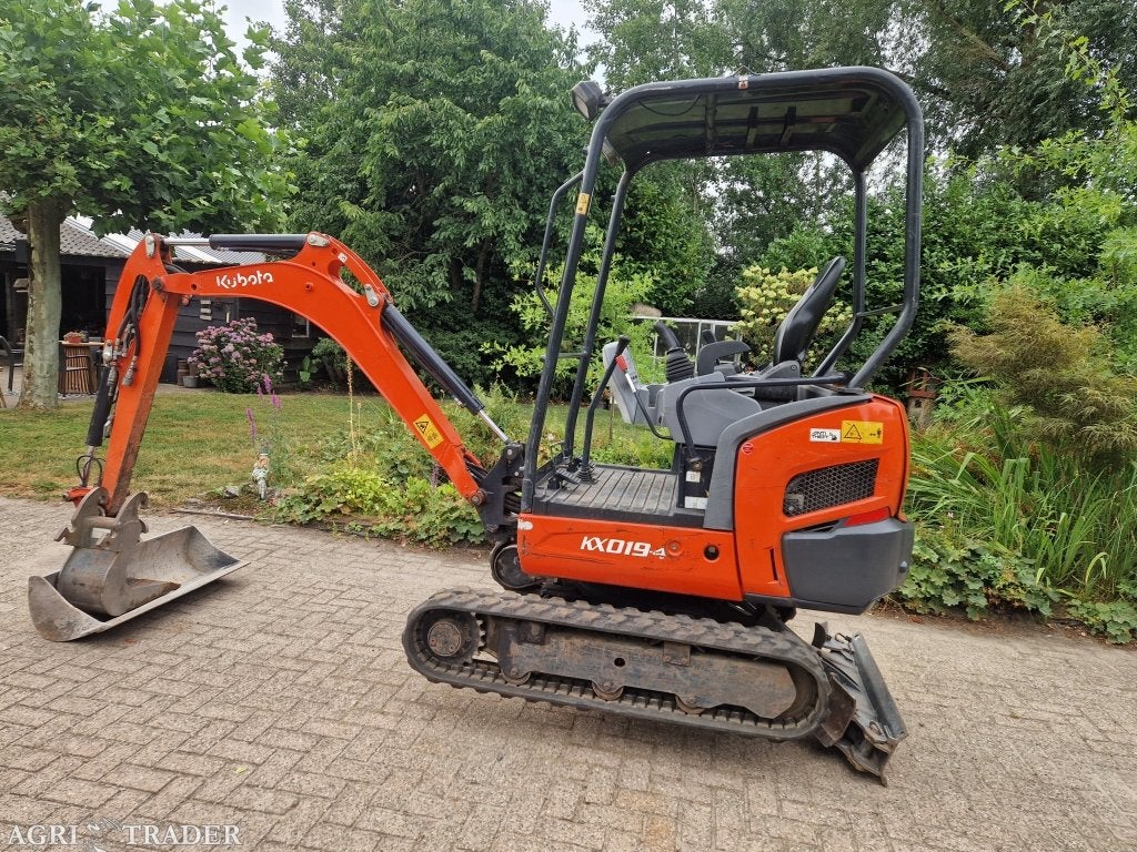 minigraver kubota kx 019, Zakelijke goederen, Machines en Bouw | Kranen en Graafmachines, Graafmachine, Ophalen of Verzenden