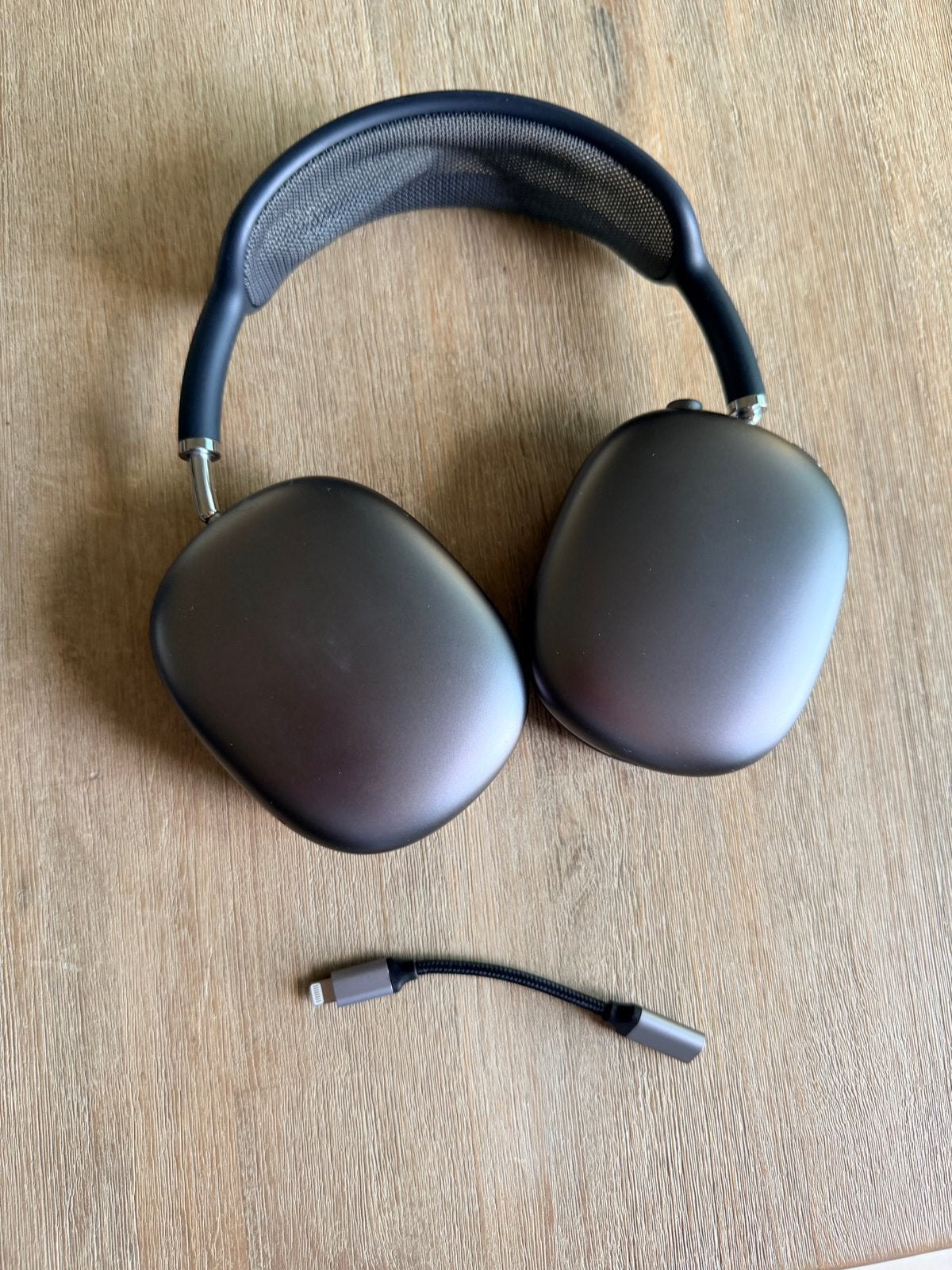 Apple AirPods Max (1e generatie/lightning) - Spacegrijs, Audio, Tv en Foto, Overige merken, Verzenden, Zo goed als nieuw, Over oor (circumaural)