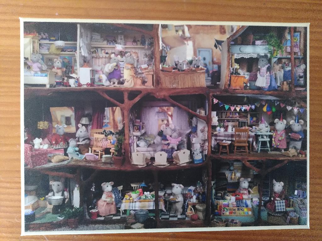 The Mouse Mansion puzzle, 1000 stukjes, Het Muizenhuis, Ophalen of Verzenden, 500 t/m 1500 stukjes, Zo goed als nieuw, Legpuzzel