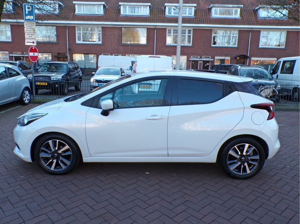 Nissan Micra 1.0 IG-T Tekna AUTOMAAT 1E EIGENAAR (bj 2019), Auto's, Nissan, 101 pk, Gebruikt, Euro 6, Origineel Nederlands