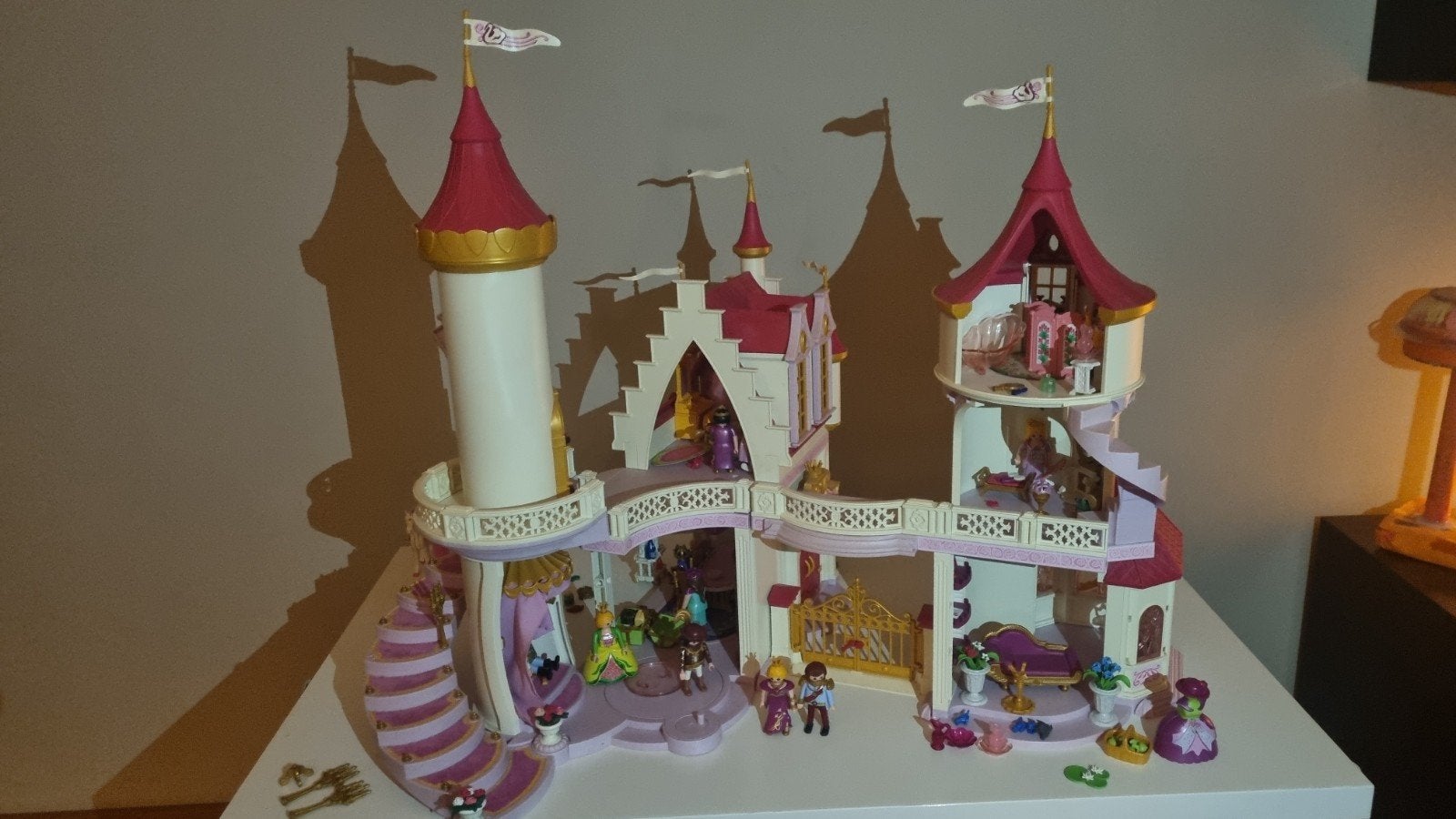Playmobil Prinsessenkasteel met uitbreiding en figuren, Ophalen, Gebruikt, Jongen of Meisje