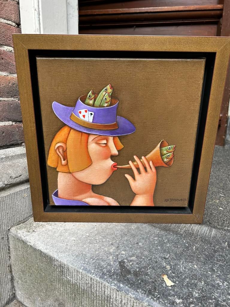 Ada Breedveld schilderij, Antiek en Kunst, Kunst | Schilderijen | Modern, Ophalen of Verzenden